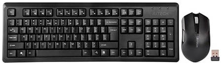Комплект клавиатура и мышь A4Tech V-Track 4200N Black 965844460086668