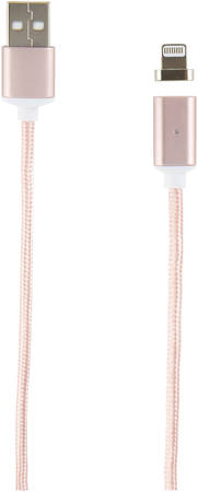 Кабель Red Line USB - 8-pin, neylon, Pink USB - 8-pin, нейлон, розовый 965844460117416