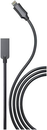 Кабель Red Line Flex USB - Lightning, Black Flex USB - Lightning, черный 965844460117489