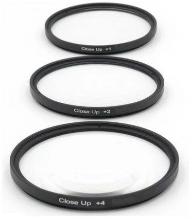 Набор светофильтров Fujimi Close UP SET +1, +2, +4 55 мм
