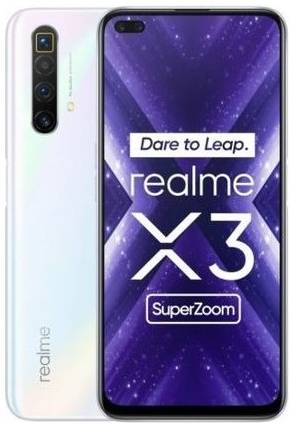 Смартфон Realme X3 Super Zoom RMX2086 256Gb Arctic White (Android 10.0/SDM855 Plus 2960MHz/6.60″ 2400x1080/12288Mb/256Gb/4G LTE ) [5976775]