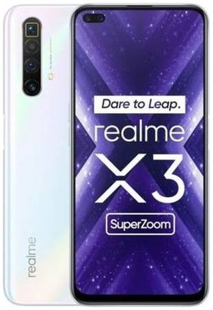 Смартфон Realme X3 Super Zoom RMX2086 128Gb Arctic White (Android 10.0/SDM855 Plus 2960MHz/6.60″ 2400x1080/8192Mb/128Gb/4G LTE ) [5976773]
