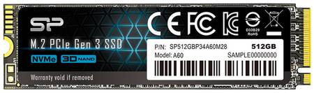 SSD накопитель Silicon Power P34A60 M.2 2280 512 ГБ (SP512GBP34A60M28) 965844460464412