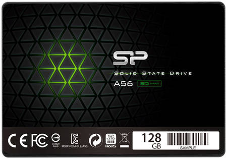 SSD накопитель Silicon Power Ace A56 2.5″ 128 ГБ (SP128GBSS3A56B25)