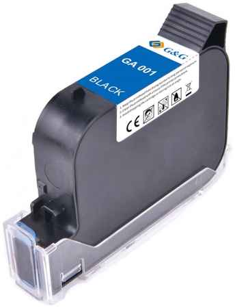 Картридж для струйного принтера G&G GA-001BK Black GA-001BK Black для GG-HH1001B, GG-HH1001A 965844460473396