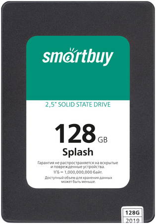 SSD накопитель SmartBuy Splash mk1 2.5″ 128 ГБ (SBSSD-128GT-MX902-25S3) 965844460487046
