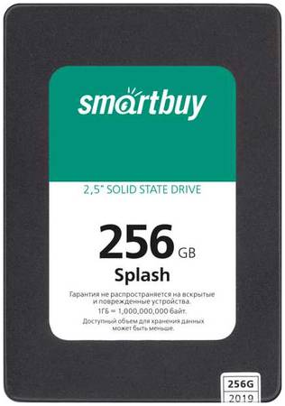 SSD накопитель SmartBuy Splash mk1 2.5″ 256 ГБ (SBSSD-256GT-MX902-25S3) 965844460487047