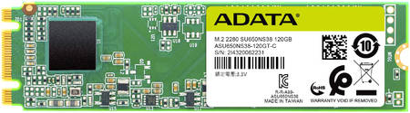 SSD накопитель ADATA Ultimate SU650 M.2 2280 120 ГБ (ASU650NS38-120GT-C) 965844460487059
