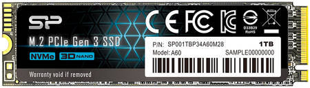 SSD накопитель Silicon Power P34A60 M.2 2280 1 ТБ (SP001TBP34A60M28) 965844460487087
