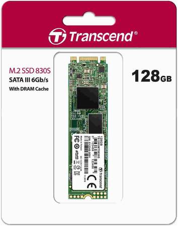 SSD накопитель Transcend MTS830S M.2 2280 128 ГБ (TS128GMTS830S) 965844460487116