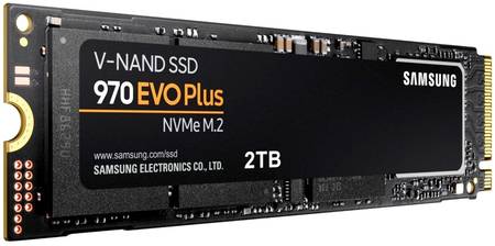 SSD накопитель Samsung 970 EVO Plus M.2 2280 2 ТБ (MZ-V7S2T0BW)