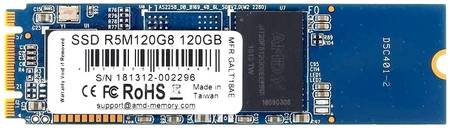 SSD накопитель AMD R5M120G8 M.2 2280 120 ГБ Radeon R5