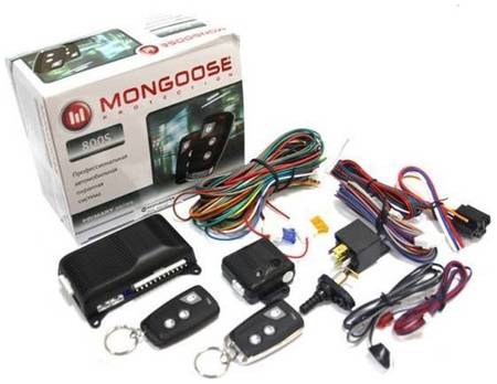 Автосигнализация MONGOOSE 800S, силовые выходы