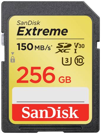 Карта памяти SanDisk 256GB Extreme SDXC (SDSDXV5-256G-GNCIN) 965844460619210