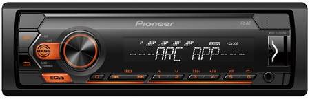 Автомагнитола PIONEER MVH-S120UBA, 4x50вт,USB/MP3/Android, оранжевая подсветка