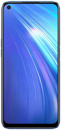 Смартфон Realme 6 RMX2001 4/128Gb Comet Blue (Android 10.0/Helio G90T 2000MHz/6.50″ 2400x1080/4096Mb/128Gb/4G LTE ) [5971456]