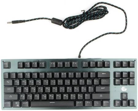 Проводная игровая клавиатура Gembird KB-G540L Silver/Blue 965844460841088