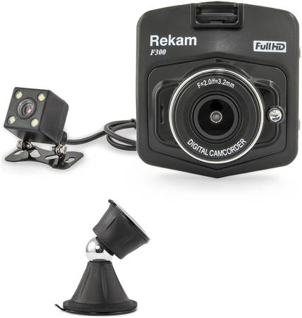 Комплект видеорегистратор Rekam F300 плюс универсальный магнитный Rekam Magnitos M-15