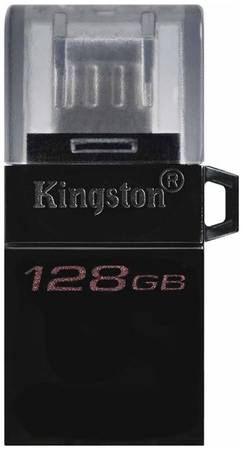 Флешка Kingston DT MicroDuo 3 G2 128ГБ Black (DTDUO3G2/128GB) 965844460938534