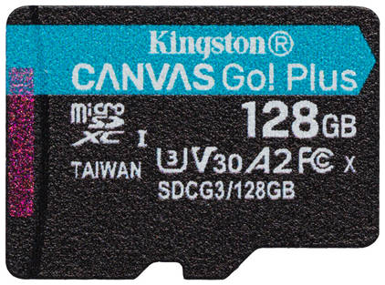 Карта памяти Kingston 128GB Canvas Go! Plus 170R (SDCG3/128GBSP) 965844460938923