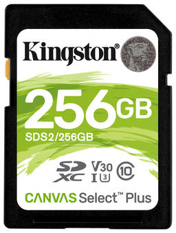 Карта памяти Kingston 256GB Canvas Select Plus 100R (SDS2/256GB) 965844460938961