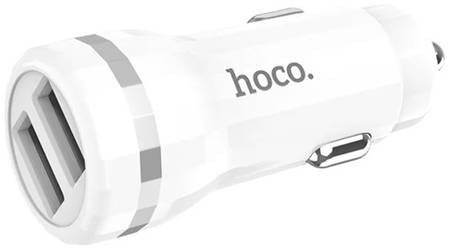 Автомобильный адаптер питания Hoco Z27A White QuickCharge 3.0 зарядка 3A USB-порт, белый 965844460972630