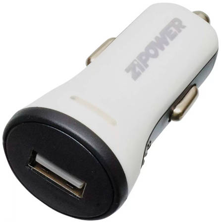 Автомобильное универсальное зарядное устройство для телефона USB-выход (2.1 А), Zipower 965844460972790