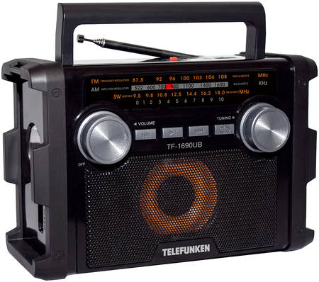 Радиоприемник Telefunken TF-1690UB Black 965844461012614