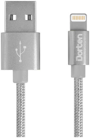 Кабель Dorten Metallic Lightning to USB Cable 2 м Space Gray 965844461074002