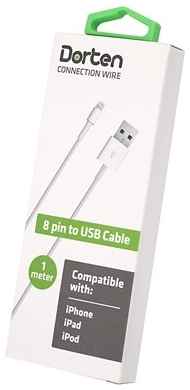 Кабель Dorten 8 pin to USB Cable 1 м Blue 965844461074015