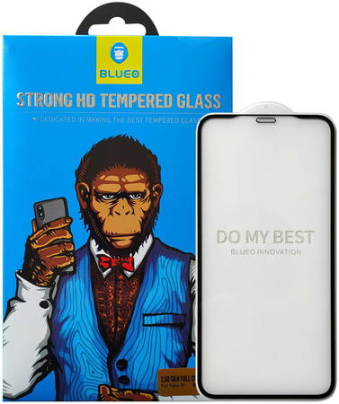 Защитное стекло Blueo Silk Full Cover HD Glass для Huawei P smart 2019 Black Frame 2.5D Silk Full Cover HD Glass для Huawei P smart 2019 Black Frame 965844461074080