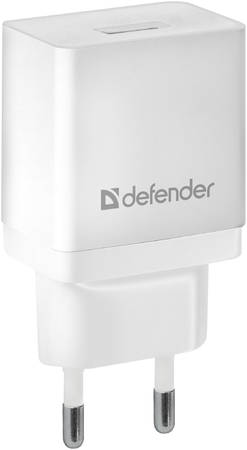 Defender Сетевое зарядное устройство для телефона 5V/2.1А 1xUSB, EPA-10 965844461077342