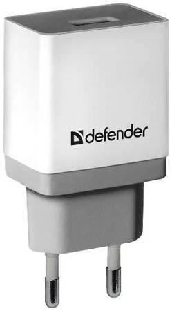 Сетевое зарядное устройство Defender UPA-21, 1xUSB, 2,1 A, white 965844461077343