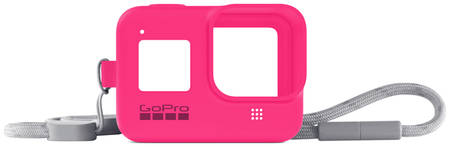 Чехол GoPro Sleeve + Lanyard для HERO8 Neon Pink (AJSST-007) Sleeve + Lanyard HERO8 Neon Pink 965844461179645
