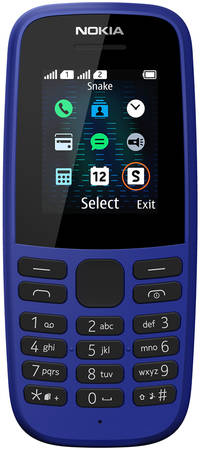 Мобильный телефон Nokia 105 (TA-1174) Blue 965844461179659