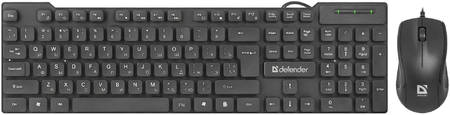 Клавиатура + Мышь York C-777 RU, черный, USB,мультимедиа DEFENDER 965844461197272