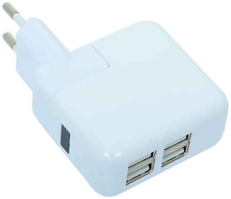 Сетевое зарядное устройство Gmini GM-WC-184-4USB, 4xUSB, 1 A, white 965844461197603