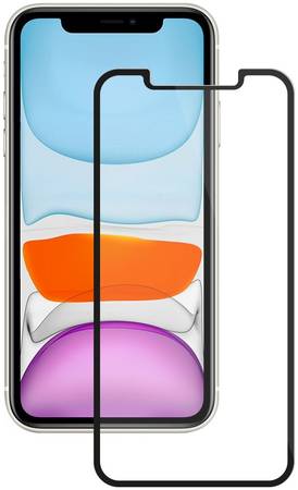 Защитное стекло 3D Deppa Full Glue для Apple iPhone 11 Pro (2019), 0.3 мм, черная рамка 965844461197638
