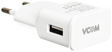 Сетевое зарядное устройство VCOM CA-M014, 1 USB, 2 A, white 965844461197697