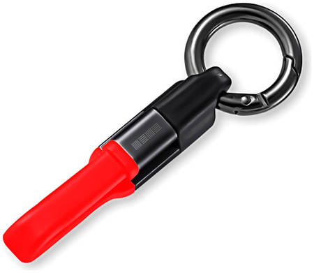 Кабель InterStep 0,1 м MFI-USB A плоский красный