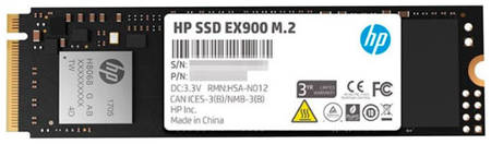 SSD накопитель HP EX900 M.2 2280 250 ГБ (2YY43AA)