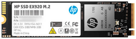 Внутренний SSD накопитель HP 2YY45AA#ABB 256GB EX920 M.2 (2YY45AA#ABB)