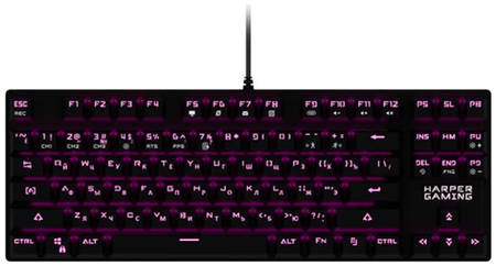 Проводная игровая клавиатура Harper Gaming GKB-P100