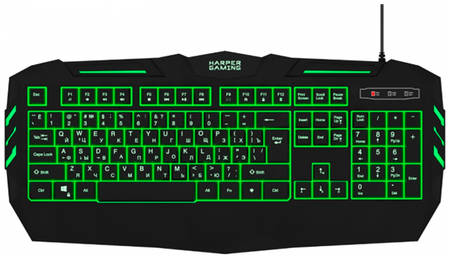 Проводная игровая клавиатура Harper Backfire GKB-15 Black 965844461235964