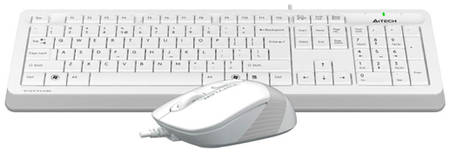 Комплект A4Tech F1010 White/Grey FStyler F1010 965844461248036