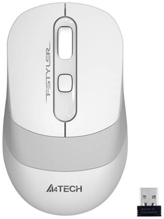 Беспроводная мышь A4Tech Fstyler FG10 White/Gray 965844461248052