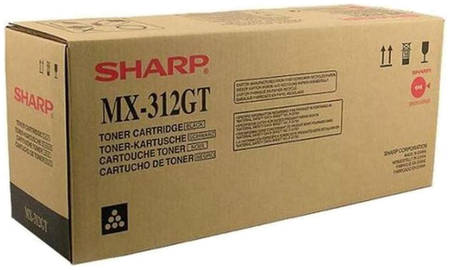 Картридж для лазерного принтера Sharp MX312GT, черный, оригинал 965844461278391