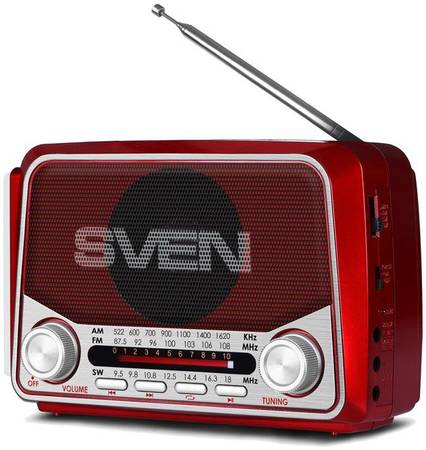 Радиоприемник Sven SRP-525 Red 965844461286048