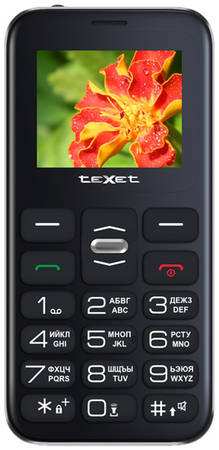 Мобильный телефон teXet TM-B209 Black 965844461493156