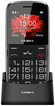 Мобильный телефон teXet TM-B227 Black 965844461493157